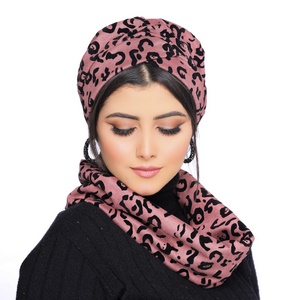 Turban&Scarf Bow suede -Smile Turbans - 1655