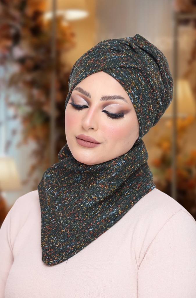 Turban  & Scarf Crocs one piece knitwear - Smile Turbans - 1047