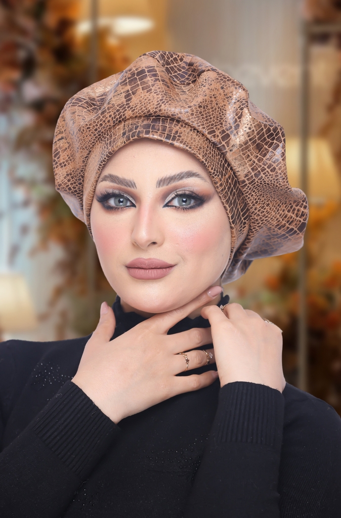 beret Beret leather - Smile Turbans - 1901