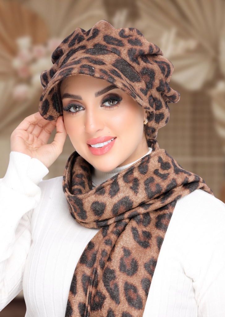 Beret & Scarf Cap Gogh - Smile Turbans - 2145