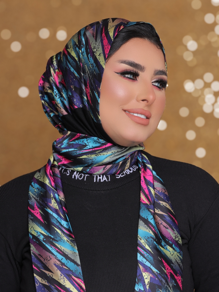 Hijab Ready-made hijab without pins satin - Smile Turbans - 2164