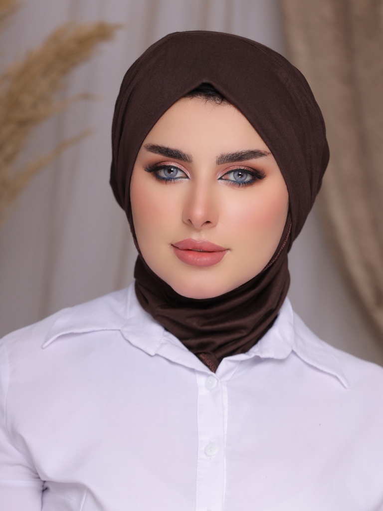 Hijab Ready-made hijab without pins cotton - Smile Turbans - 2212
