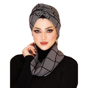Turban & Scarf Crocs one piece crepe material -Smile Turbans - 642