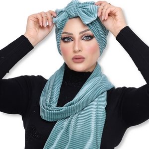 Turban&Scarf Bow velvet -Smile Turbans - 1015